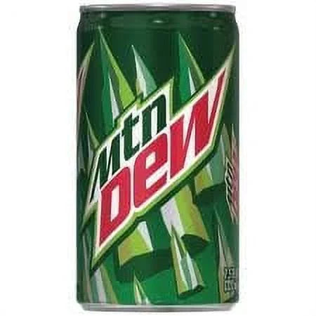 Mountain Dew Sizeoda 7.5Oz Sizemall Mini Cans 3/8 Packs (24 Cans)