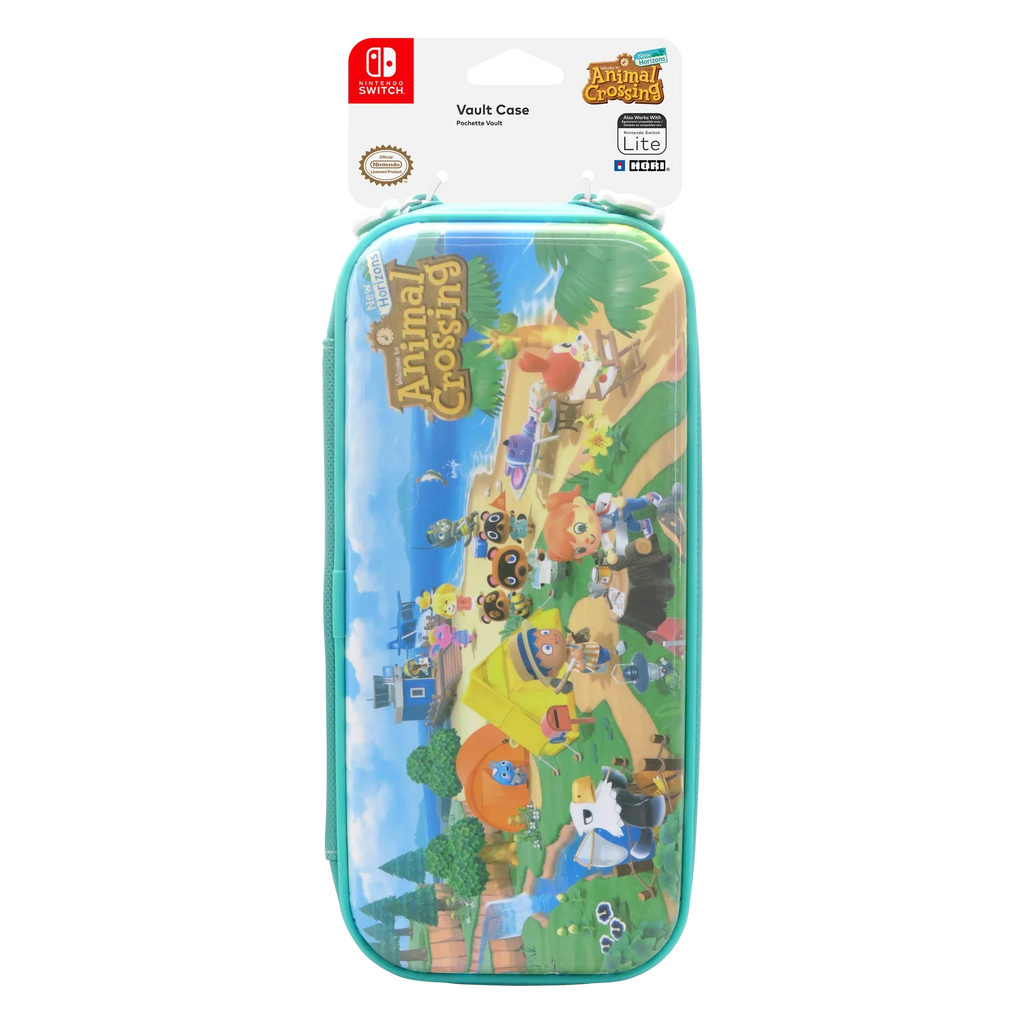 Hori - Animal Crossing Edition,Nintendo Sizewitch and Nintendo Sizewitch Lite, Premium Video Game Vault Case