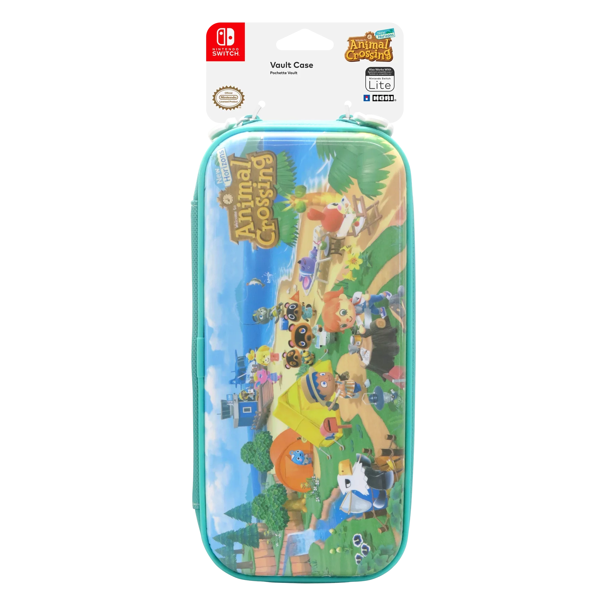 Hori - Animal Crossing Edition,Nintendo Sizewitch and Nintendo Sizewitch Lite, Premium Video Game Vault Case