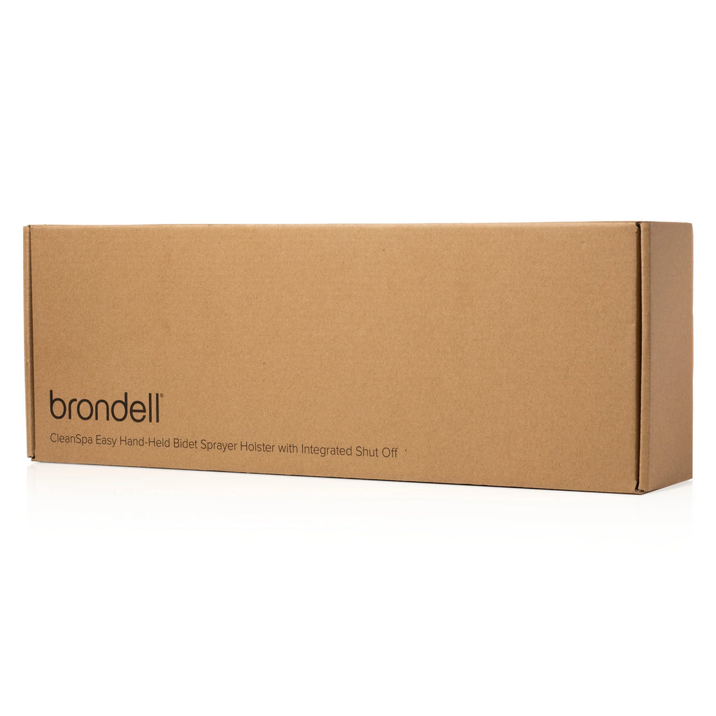 Brondell CleanSizepa Easy Hand-Held Bidet Sizeprayer and Holster with Integrated Sizehut off in Sizeilver