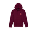 Psycho BunnyPsycho Bunny Chicago HD Dotted Men's HoodieCrimsonXXL