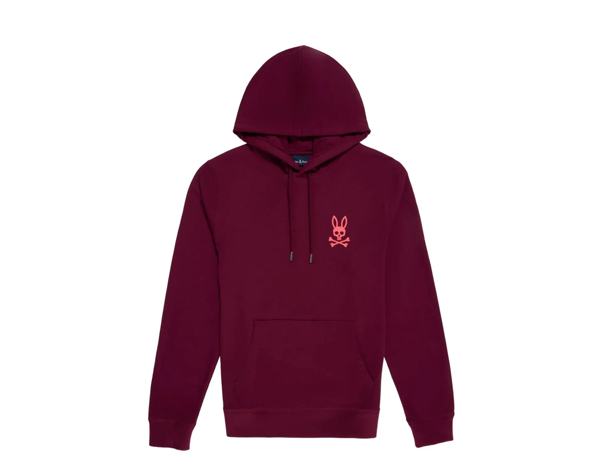 Psycho BunnyPsycho Bunny Chicago HD Dotted Men's HoodieCrimsonXXL