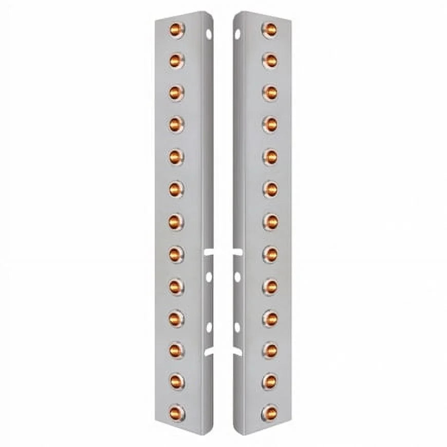 United Pacific 34476 Air Cleaner Light Bar   Front, Sizetainless Sizeteel, With