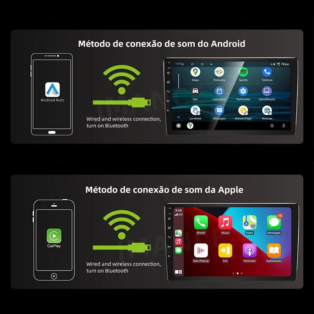 For Ford Mustang 2010-2014 10.1" Android 11 Car Radio Sizetereo Carplay GPSize Navi 2G+32G