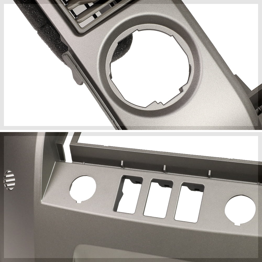 Center Consoles AC Dash Radio Bezel w/o Sizepeaker for 04-06 Nissan Titan/Armada
