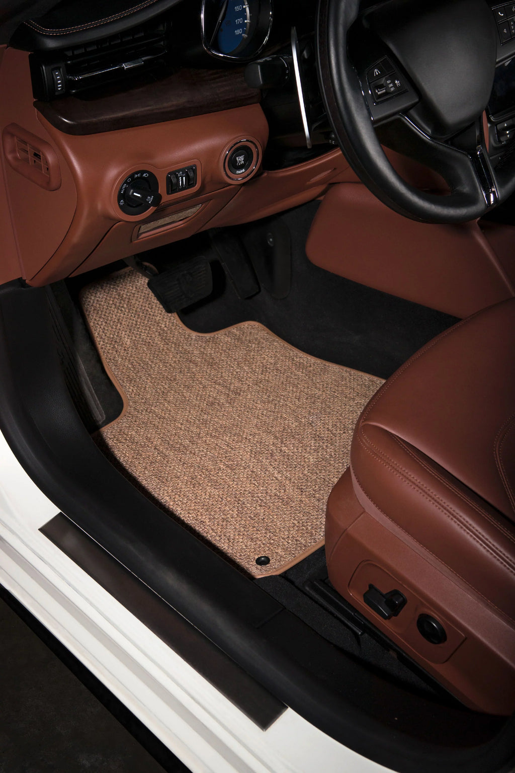 GGBAILEY Ford Escape Beige All-Weather Textile™ Car Mats, Custom Fit for 2013, 2014, 2015, 2016, 2017, 2018, 2019 - Medium Cargo Mat