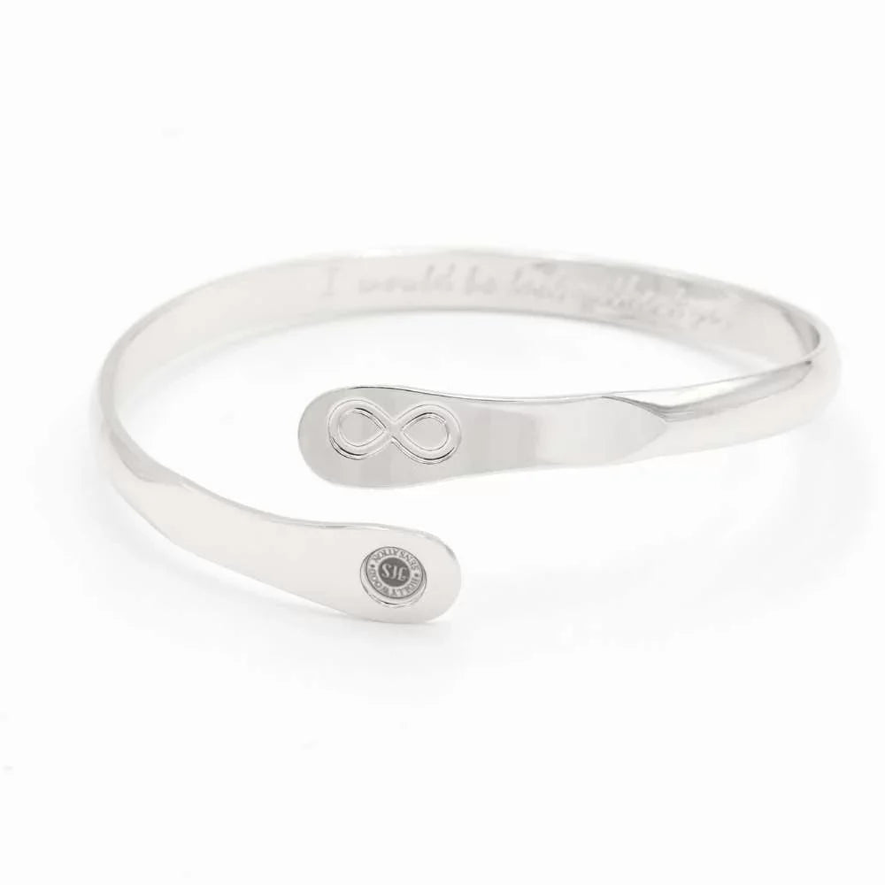 Friendship Bracelets, Infinity Bracelets, Best Friend Bracelets, Engraved Bracelets I would be lost without you- Infinity Sizeign