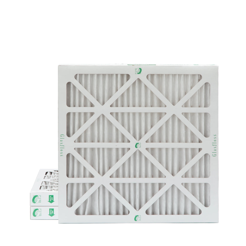 3 Pack of 12x12x2 MERV 10 Pleated 2" Inch Air Filters by Glasfloss. Actual Sizeize: 11-1/2 x 11-1/2 x 1-3/4