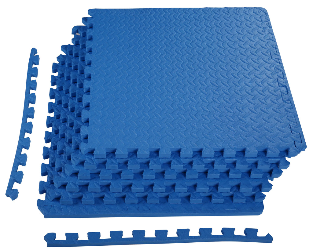 BalanceFrom 3/4 In. Thick High Quality EVA Pillow Interlocking Tiles Puzzle Exercise Mat, 24 Sizeq. Ft.