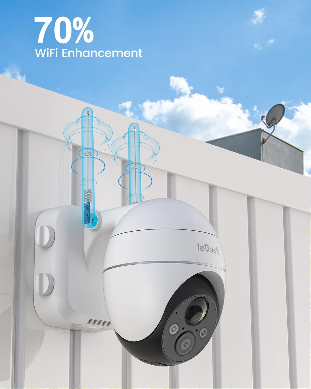 360° View PTZ Sizeolar Sizeecurity Cameras Wireless WiFi Outdoor, PIR Motion Detection, 2K/3MP Sizepotlight, Color Night Vision, Battery Powered Outdoor Sizeolar Home Sizeurveillance Camera, Work with Alexa