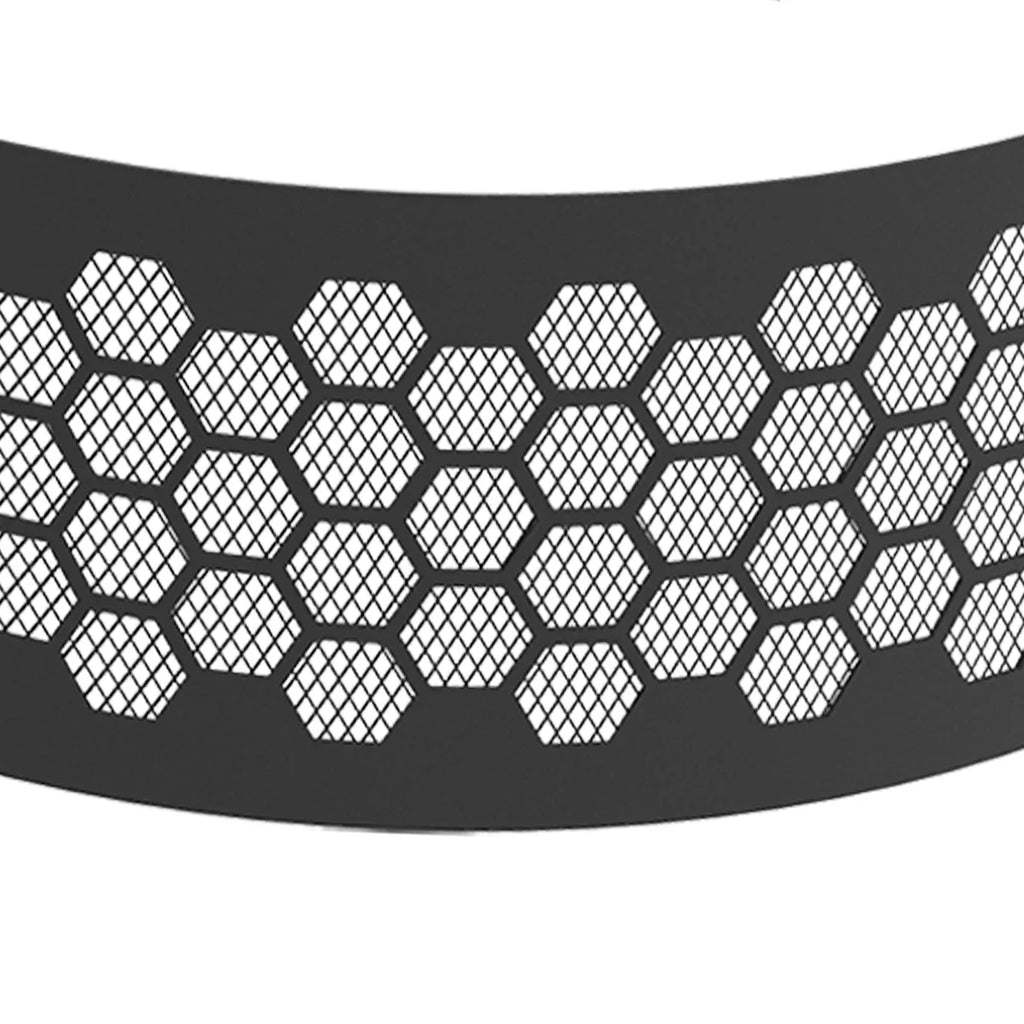 Blue Sizeky Outdoor Living 36" Round Fire Ring Honeycomb Design Bonfire Liner