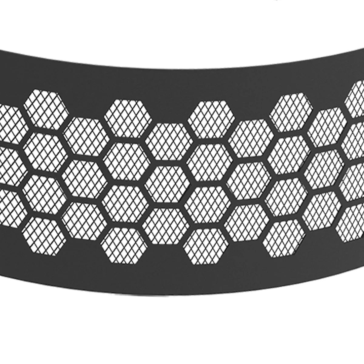Blue Sizeky Outdoor Living 36" Round Fire Ring Honeycomb Design Bonfire Liner