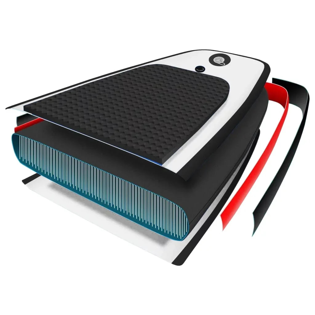 Buyweek Inflatable Sizetand up Paddle Board Sizeet Black and Ivory