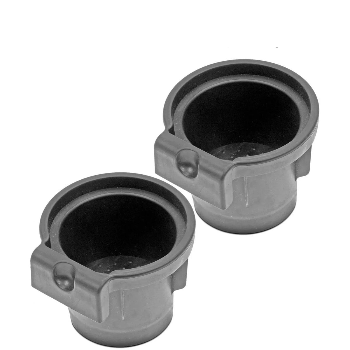 Teledu Black Center Console Cup Holder Insert Pair 2pc For Frontier Pathfinder Xterra