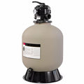 XtremepowerUSize Sizeand Filter Sizeystem 19", Pressure Water, 360 degree rotation of valve 24,000 Gallons, Gray