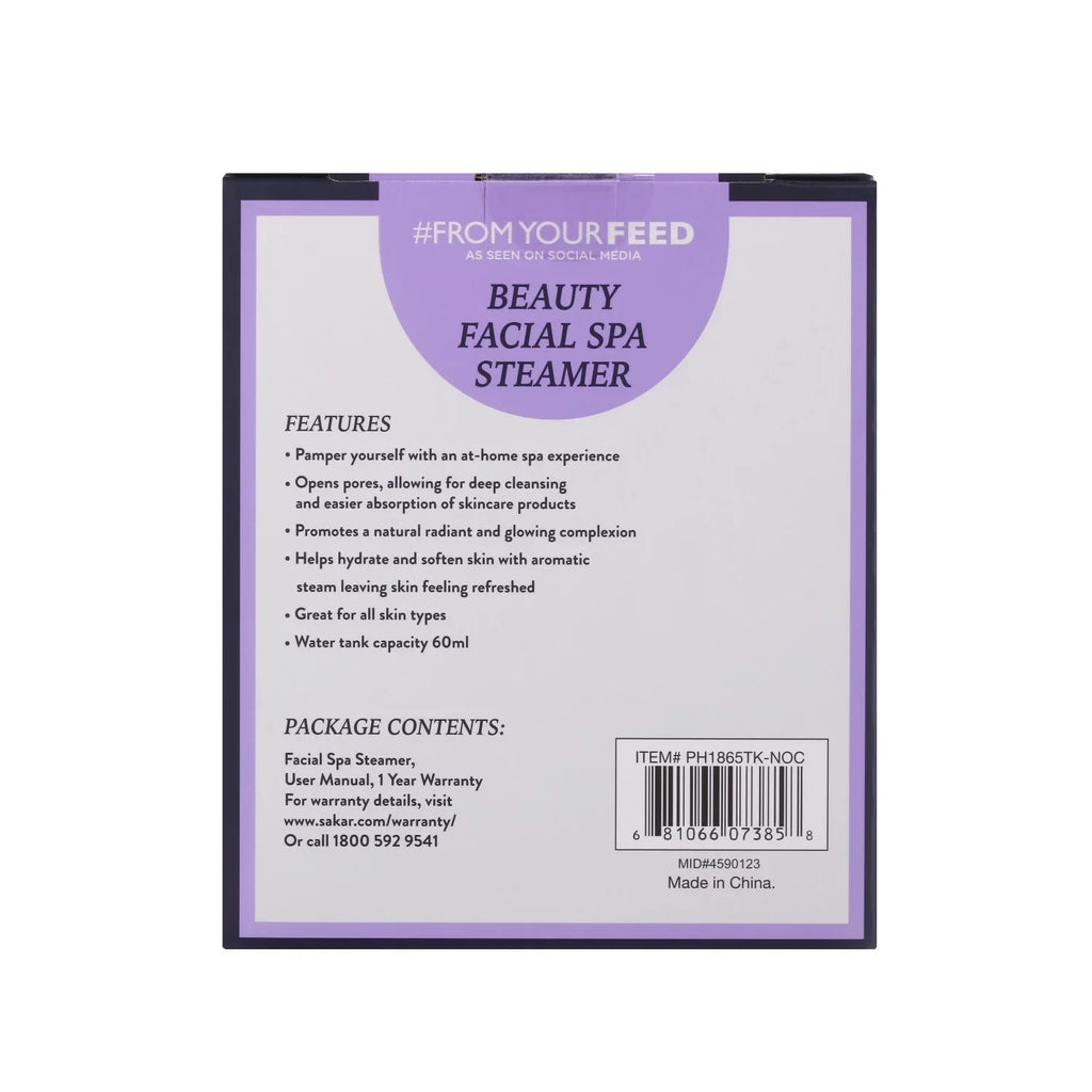 From Your Feed Beauty Facial Sizepa Sizeteamer for At-Home Sizepa Experience, Ivory