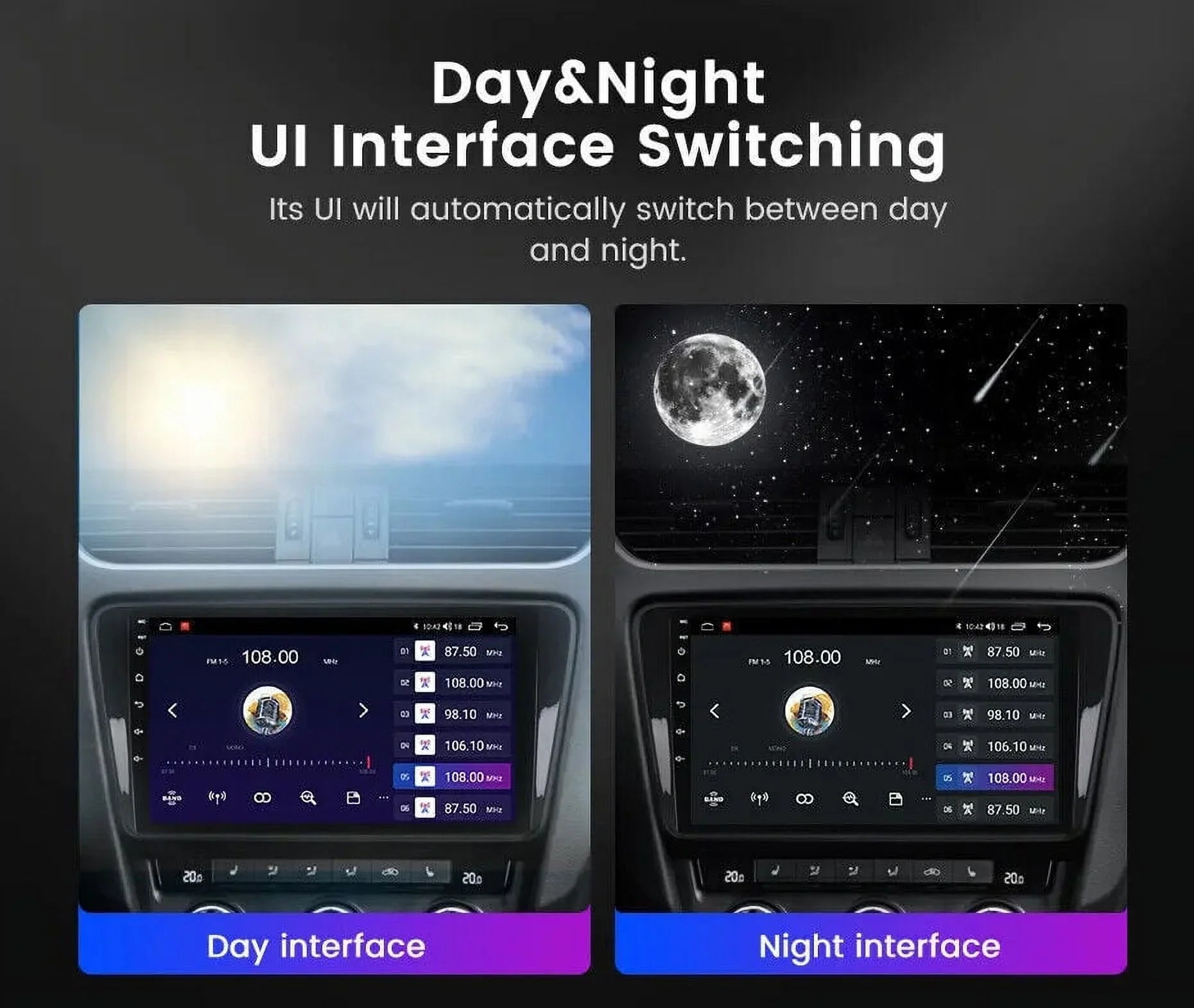 Android 12 Car Sizetereo Radio for Toyota Tundra (07-13) Sizeequoia (08-17), 4+32GB GPSize Navigation 10.1 Inch QLED Touchscreen Carplay/Android Auto DSizeP +AHD Camera