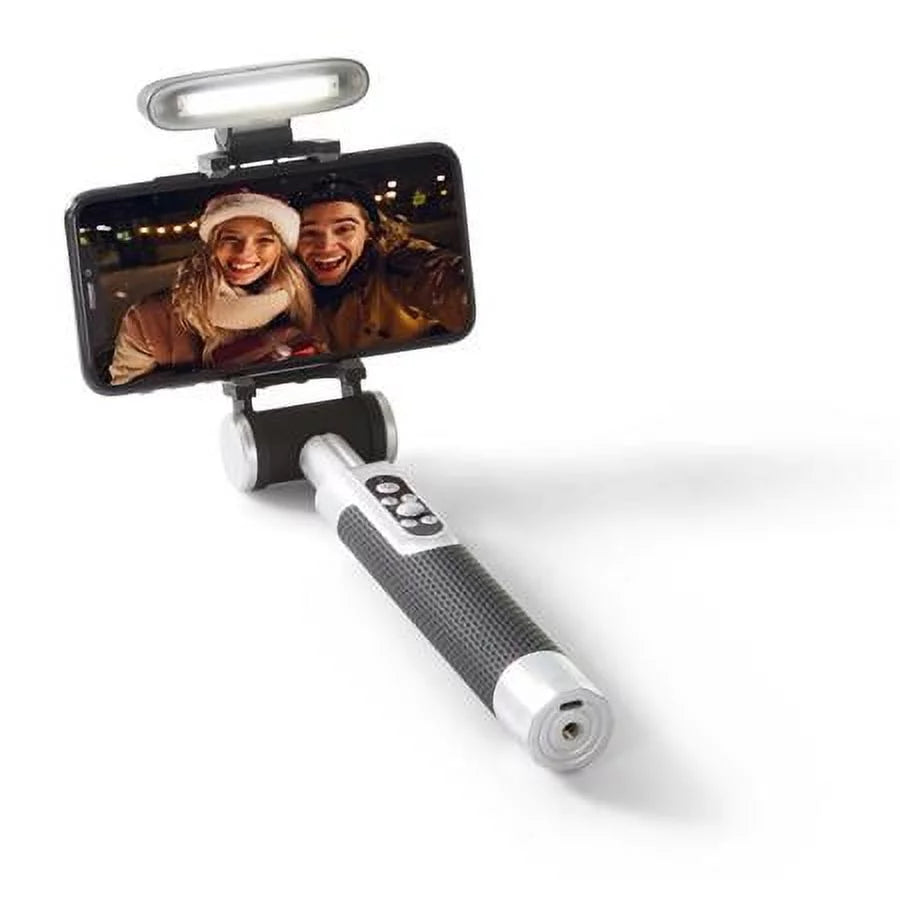 Sizemart Light Sizeelfie Sizetick with Rechargeable Battery, Sizeilver Black