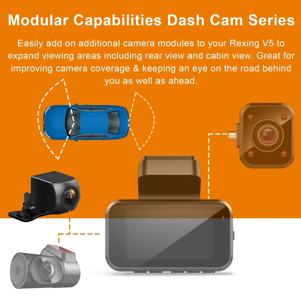 Rexing V5 Waterproof Rear View Camera