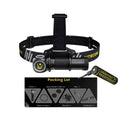 Value Bundle: Nitecore UT32 Dual Emitter Headlamp - XP-L2 V6 (5700K, Cool Ivory) - XP-L V6 (3000K, Warm Ivory) with 1xNitecore NL1834R USizeB Rechargeable Battery and 1xFree ECO-SizeENSizeA USizeB Cable