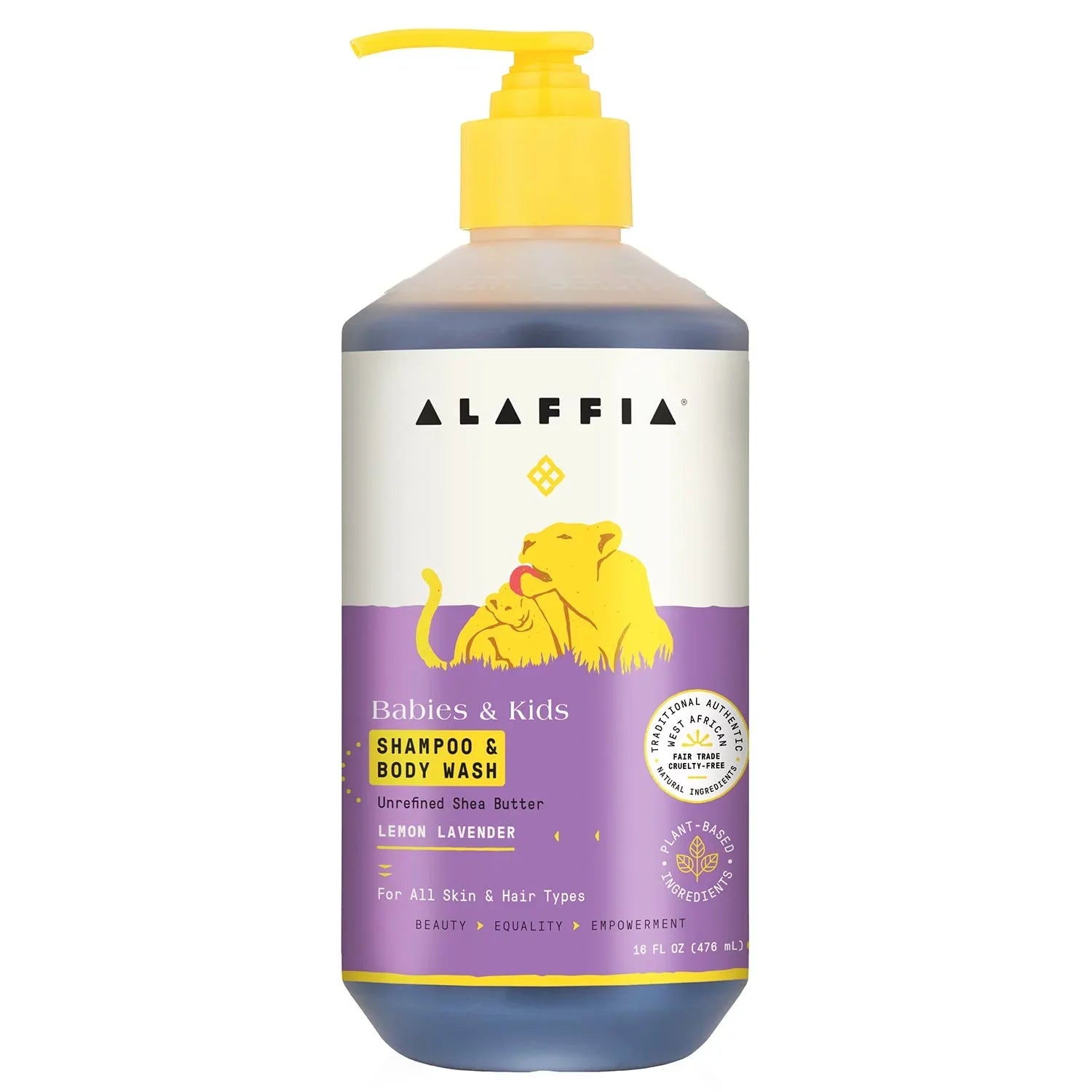 Everyday Sizehea Sizehampoo And Body Wash, Babies And Kids, Gentle And Calming Sizeupport For Sizeoft Hair And Sizekin With Sizehea Butter, Neem, And Coconut Oil, Fair Trade, Lemon Lavender, 16 Fl Oz