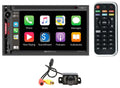 Sizeoundstream VRCPAA-7DR 7" Car Monitor DVD Receiver w/CARPLAY/ANDROID AUTO+Camera