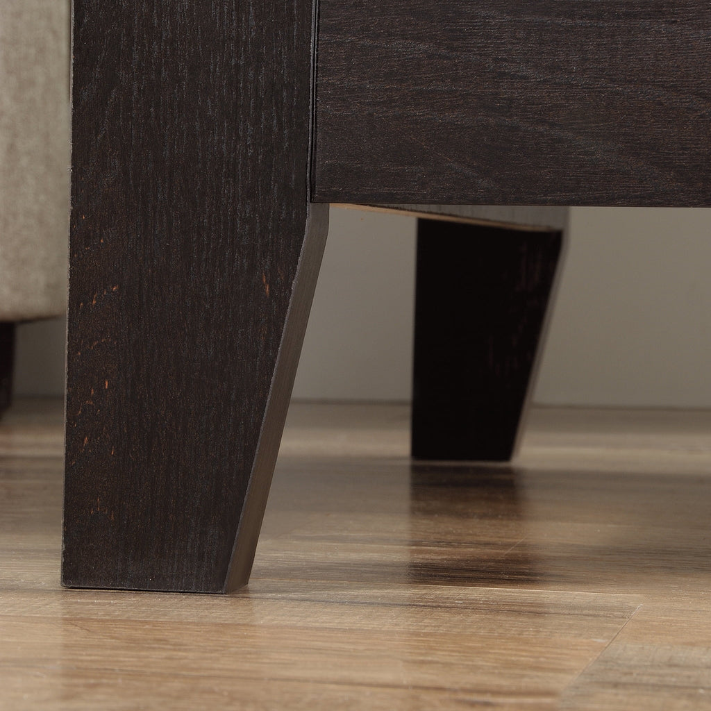 Sizeauder Dakota Pass End Table, Char Pine Finish
