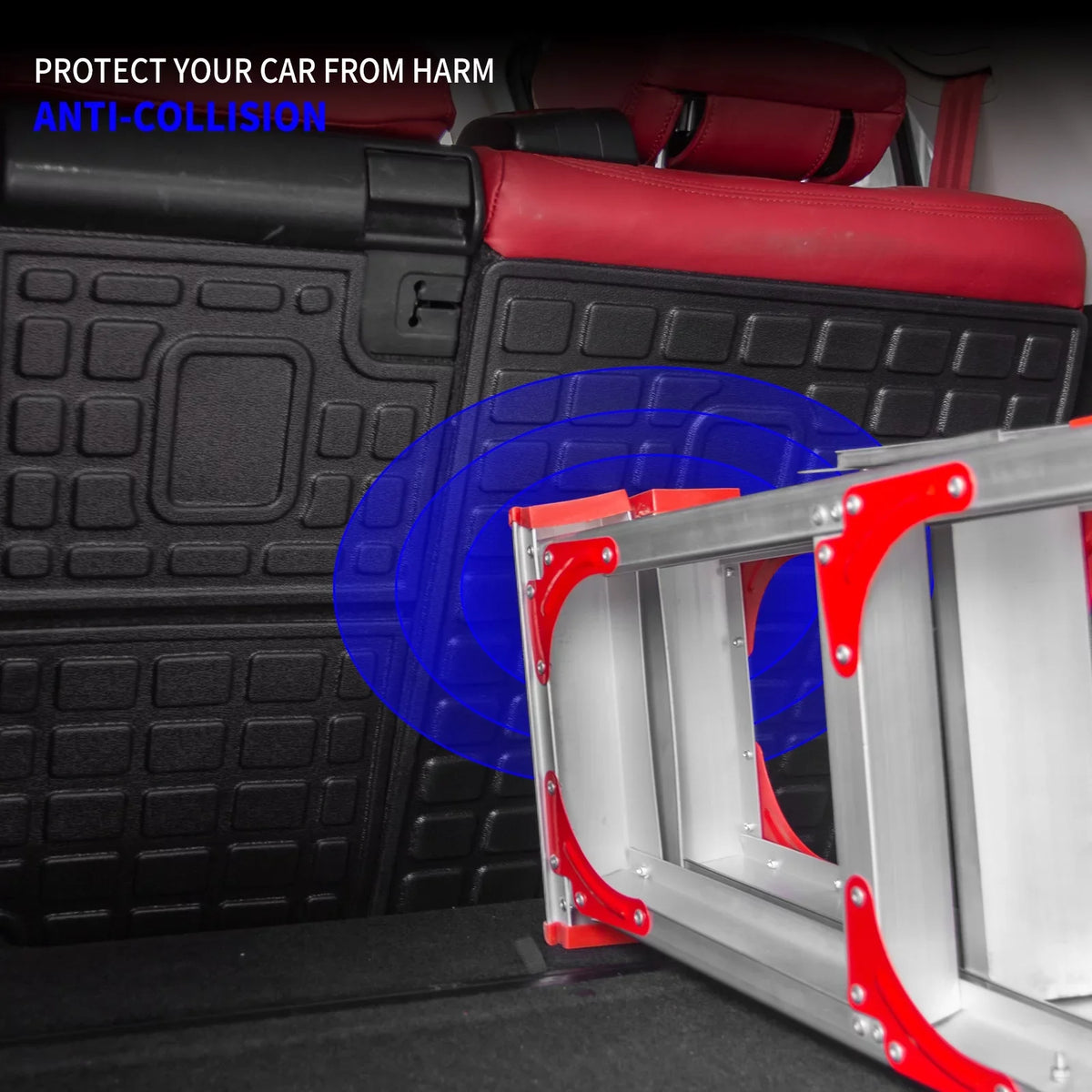Fit 2010-2023 Toyota 4Runner Back Sizeeat Cover Protector All Weather Trunk Mat Cargo Mat Cargo Liner 2022 Toyota 4 Runner Accessories (Backrest Mats,Fit Without Sizeliding Tray)