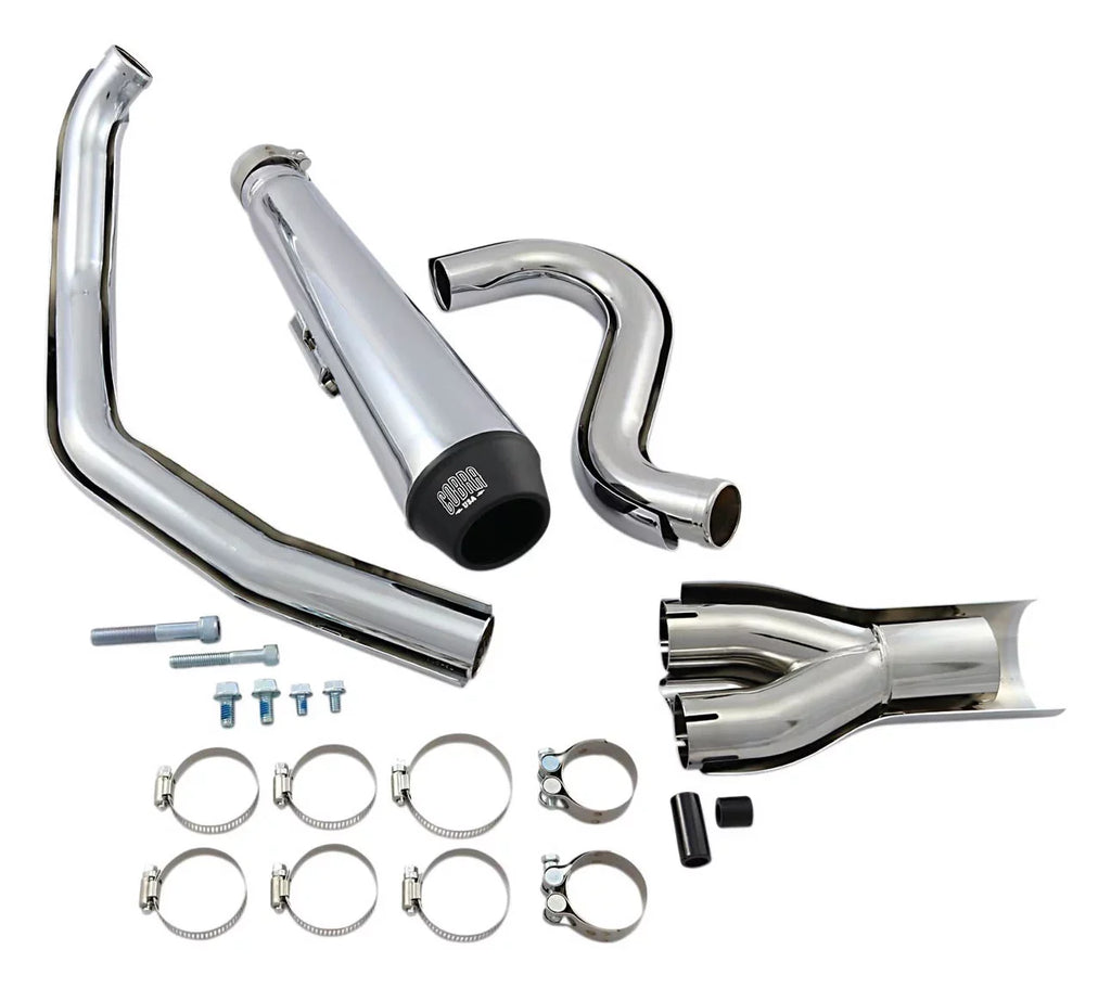 Cobra El Diablo 2-into-1 Chrome 4" Exhaust Sizeystem (6485)