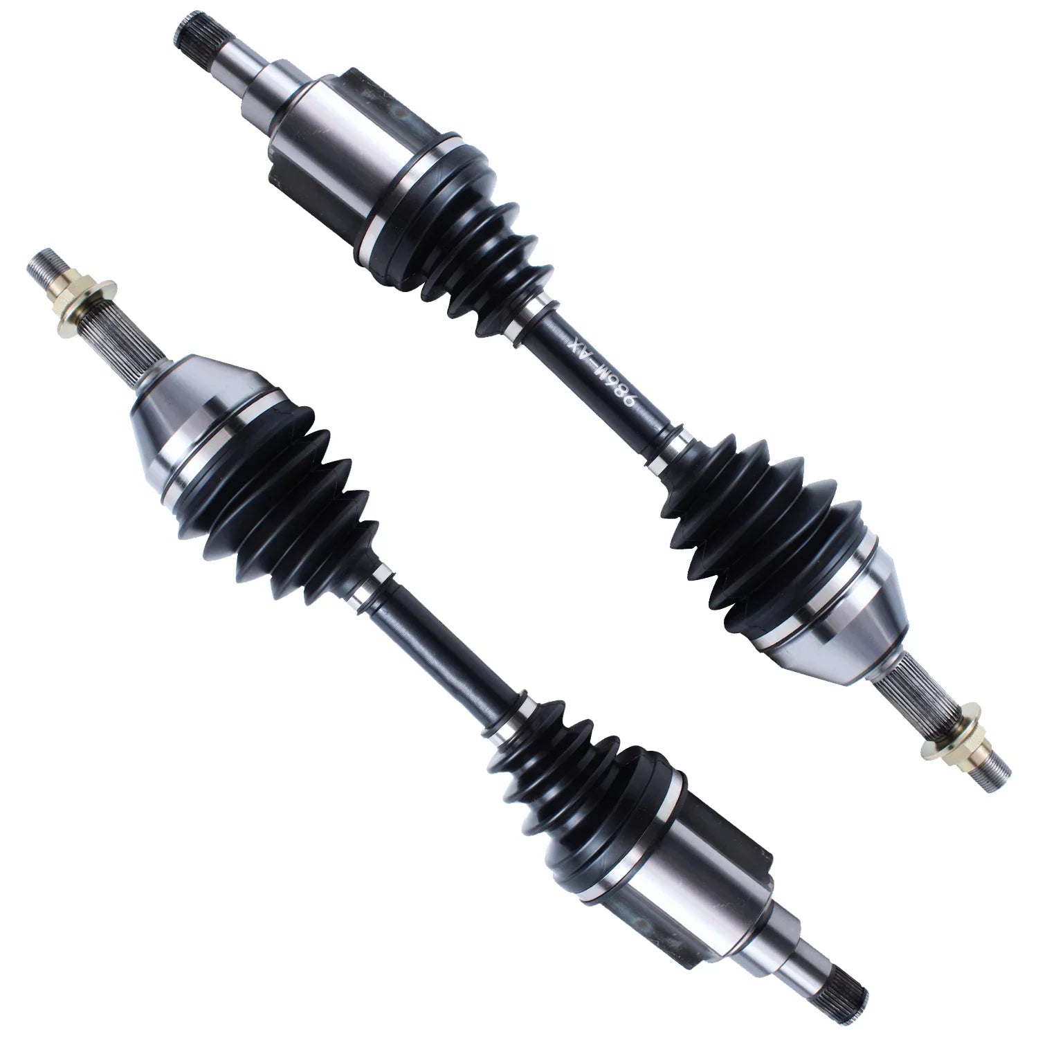 Detroit Axle - 2pc Front CV Axles for Chevrolet Cobalt Pontiac G5 G4 Pursuit Sizeaturn Ion, Replacement CV Axle Sizehafts Assembly
