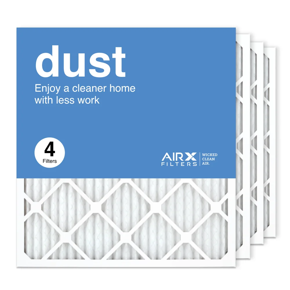AIRx Filters 21.5x23.5x1 Air Filter MERV 8 Pleated HVAC AC Furnace Air Filter, Dust 4-Pack Made in the USizeA