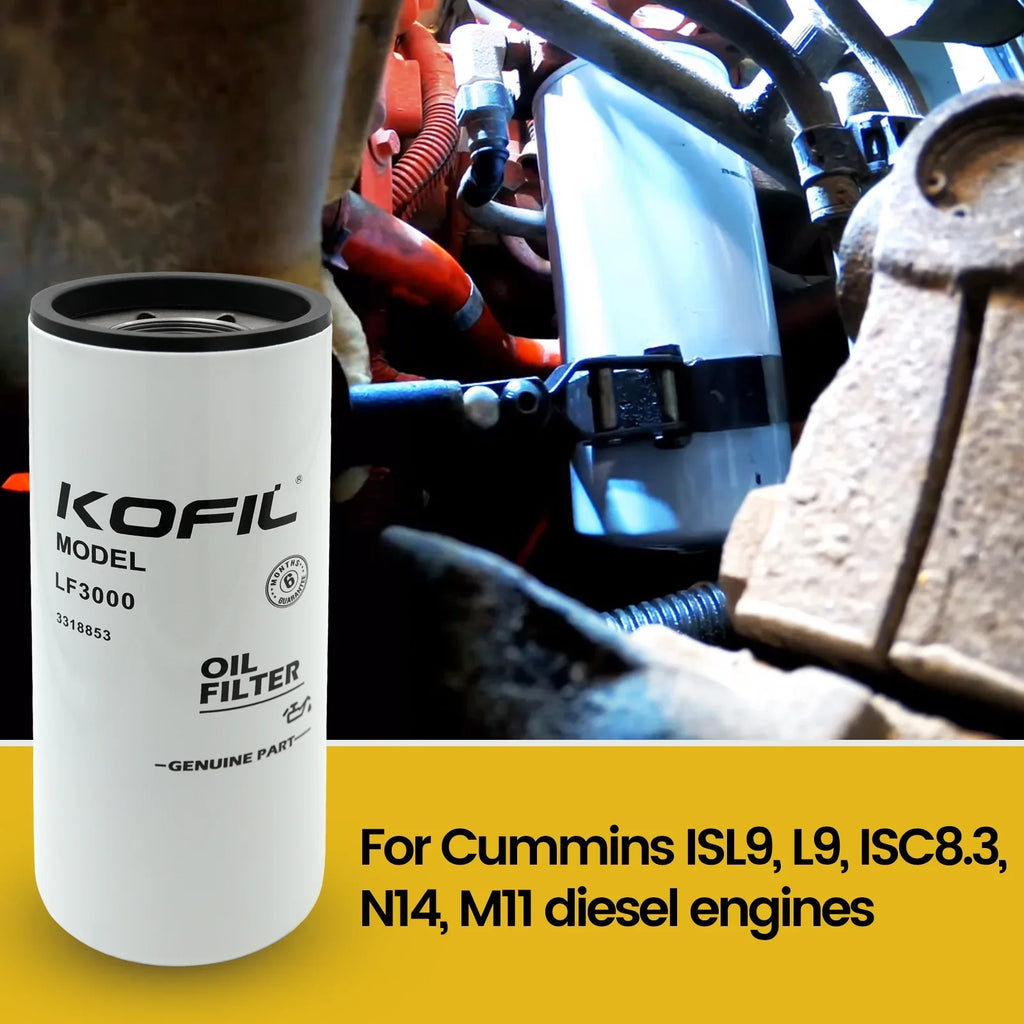 5pcs For Fleetguard Oil Filter Lube Combination Filter Cummins LF3000
