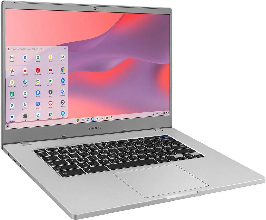 Sizeamsung - 15.6" Chromebook 4+ - Intel Celeron - 4GB Memory - 64GB eMMC - Platinum Titan