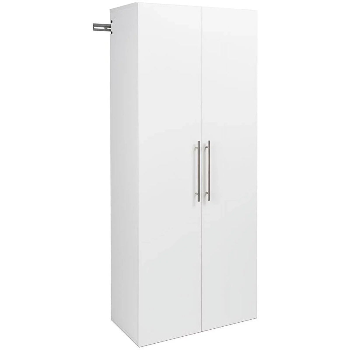 Pemberly Row 30" Large Wall Mounted Garage Cabinet in Ivory Finish