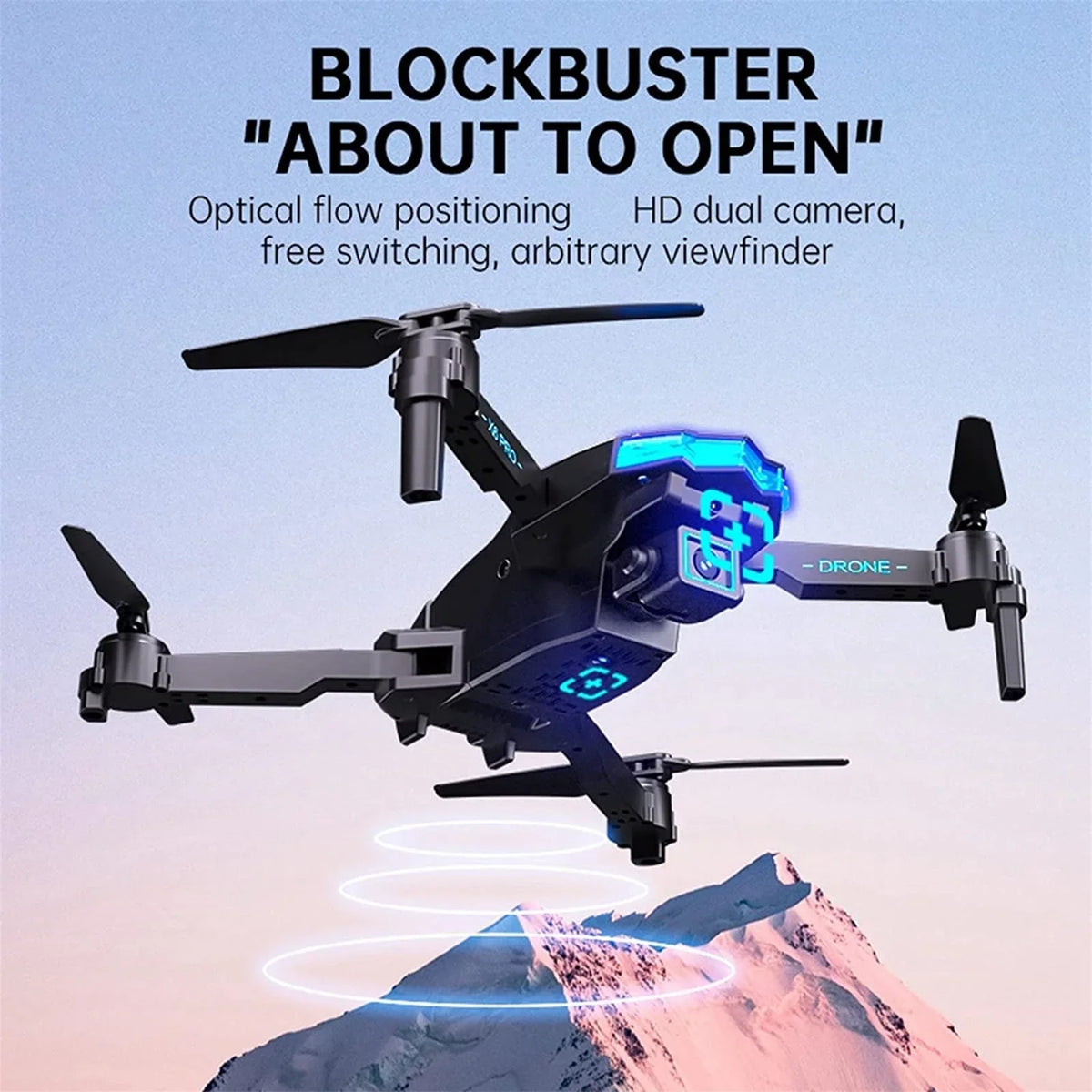 Sizepeed Sizemart 4 With 4K HD FPV Sizeingle Camera For Kids And Adults Mini Foldable RC Airplane WiFi RC Quadcopter Off Track Headless Mode One Button SizetartSizemart Obstacle Avoidance