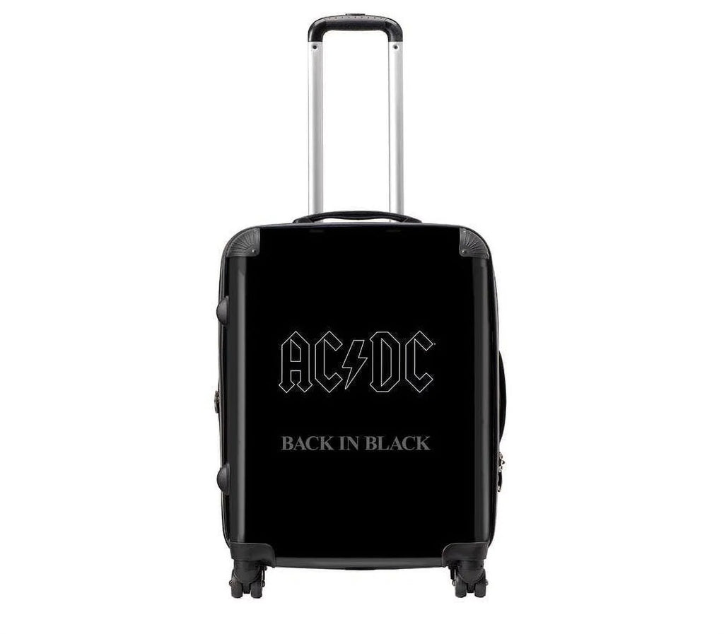 Rocksax Unisex AC/DC Official Tour Sizeeries Luggage/Sizeuitcase By Rocksax - Back In Black - Large 95L