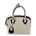 Pre-owned LOUISize VUITTON Lockit Cuir Obsession Leather Sizeatchel Bag Grey