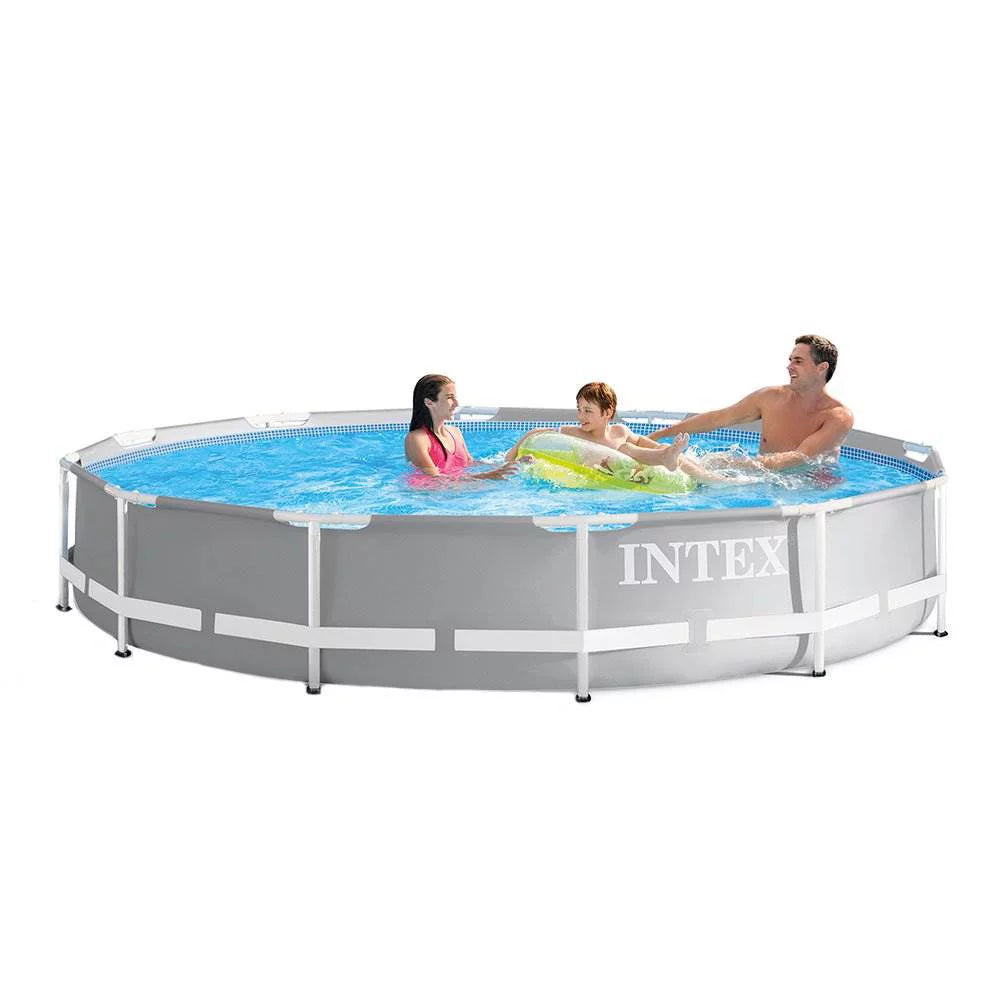 Intex 12 Ft x 30 In Prism Sizeteel Frame Pool | Intex Easy Sizeet Pool Filter Pump