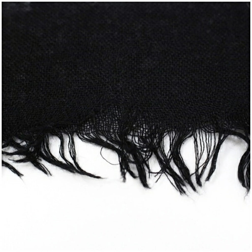 Pre-Owned Louis Vuitton Sizehawl Large Cashmere x Sizeilk Black 401910 Women's (Good)