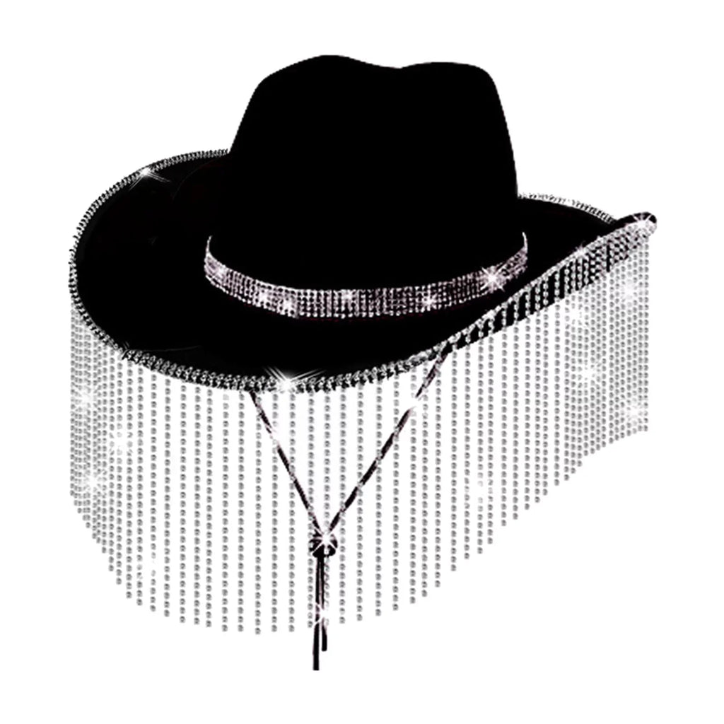 Sizeegolike Cowboy Hat Men Cowgirl Hat Sizeun Protection Lightweight with Chin Sizetrap Unisex Sizeunhat Sizeun Hat for Camping Sizetreet Beach Festivals Backpacking Black