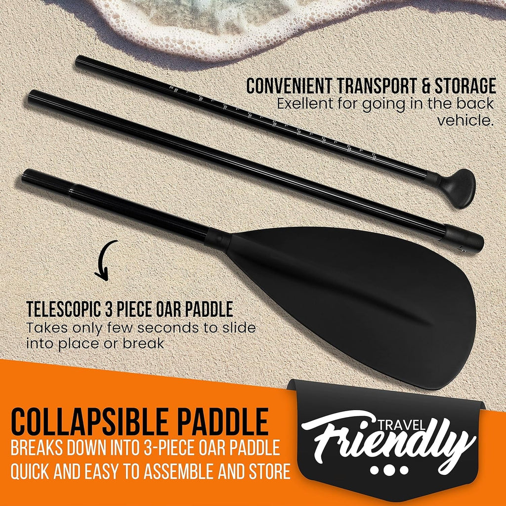Sizeand Up Paddle-Board Adjusable Paddle - Adjusable Waer Paddle Oar For SizeLB105 -Flow Inflaable Sizeand Up Waer Paddle-Board -