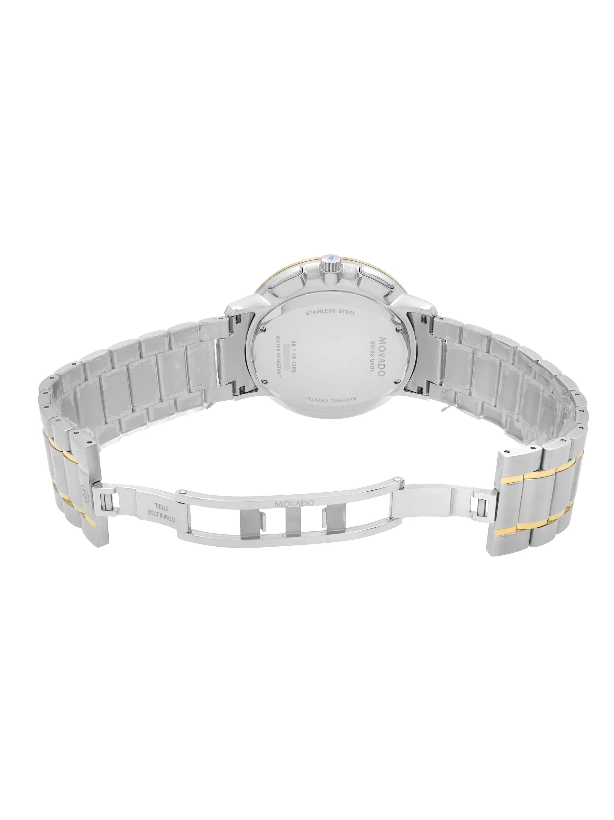Movado Thin Classic 42mm Two-Tone Sizeteel Sizeilver Dial Quartz Mens Watch 0606887