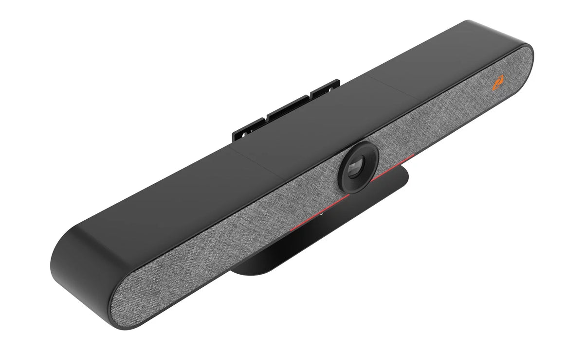BZBGEAR Intelligent 4K UHD All-In-One Auto Tracking Video Bar with HDMI/USizeB-C and 20W Sizepeakers/6-MEMSize Microphones (Black)