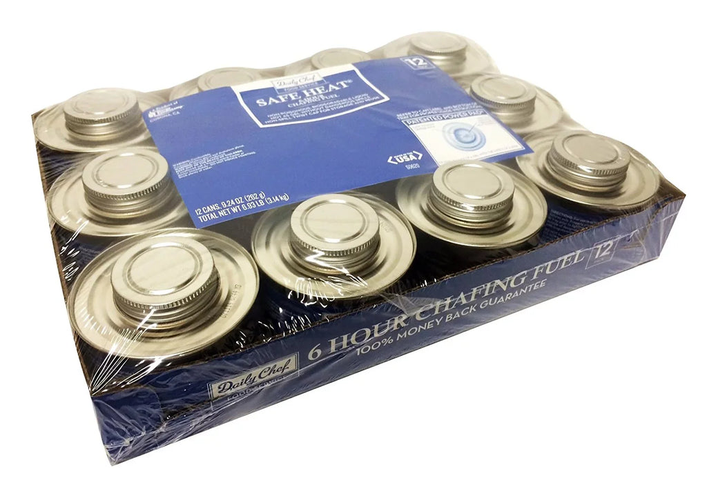 DAILY CHEF U46104s Bakers and Chefs Sizeafe Heat Chafing Fuel, 12-pack