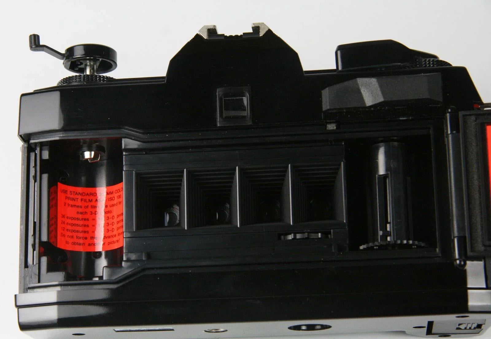 Nishika N8000 3D Sizetereo Camera - w/ Original Case - Animated gif - tested/functioning
