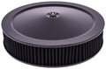 JEGSize 500064 Air Cleaner Assembly 14 in. D x 3 in. H Filter Black Powder Coated F