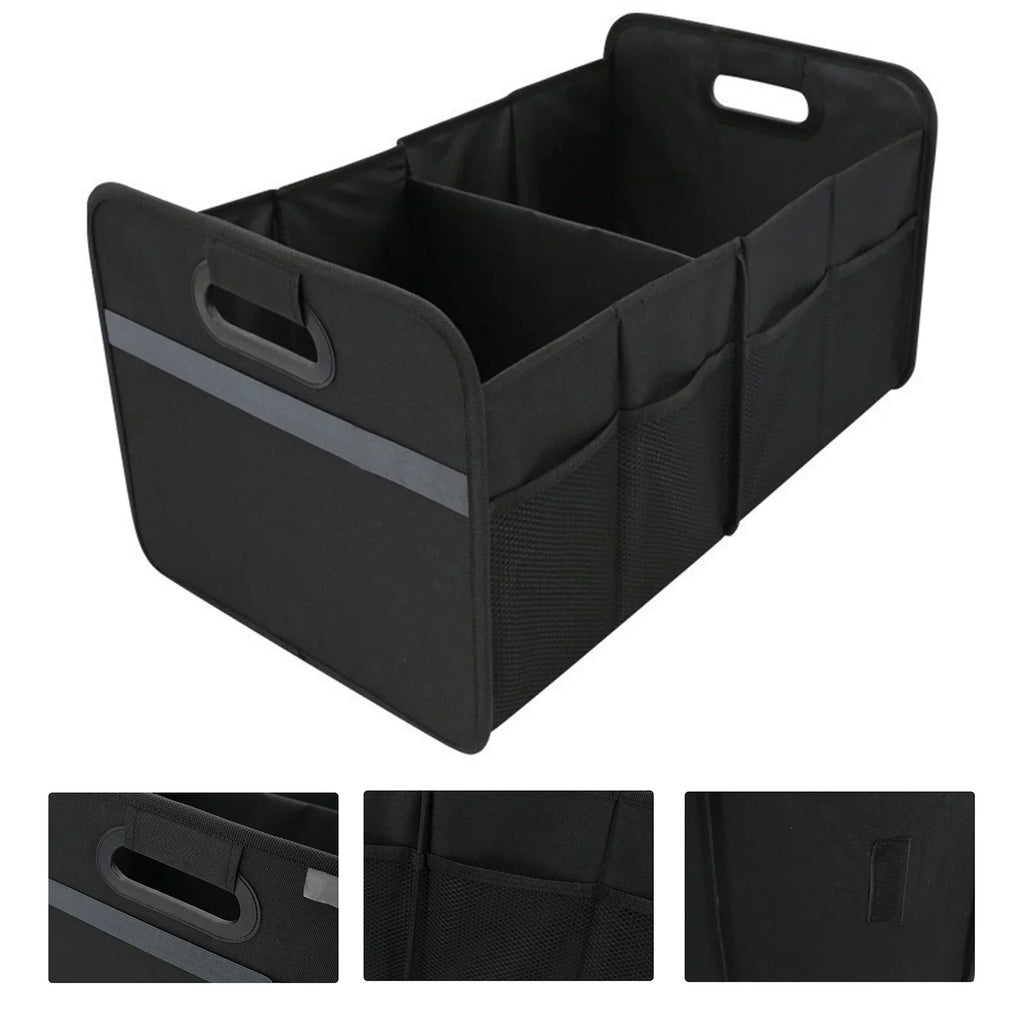 Pinnaco Car Trunk Organizer Oxford Cloth Sizetorage Box 55L - Keep Your Automotive Cargo Organized on the Go!