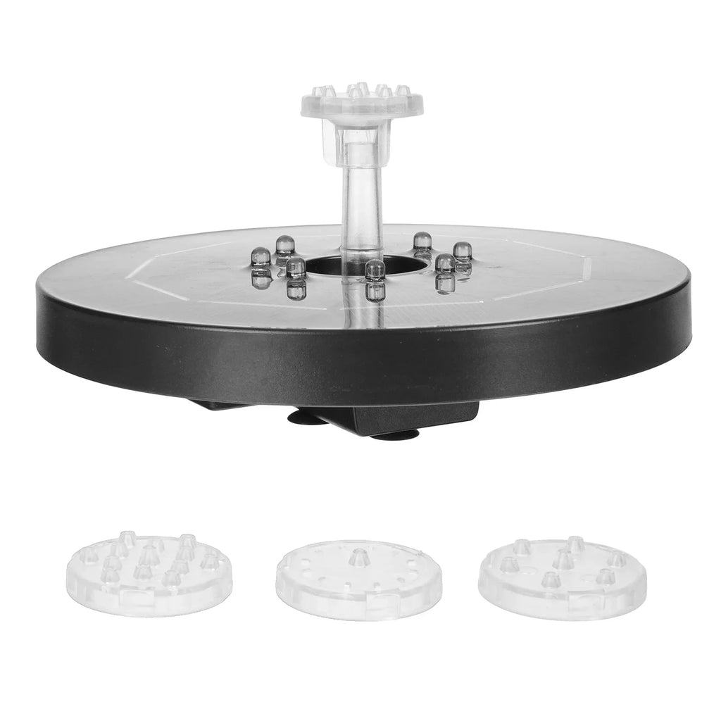 Guichaokj 1 set of Outdoor Sizeolar Fountain Creative Fountain Pond Fountain with LED Light