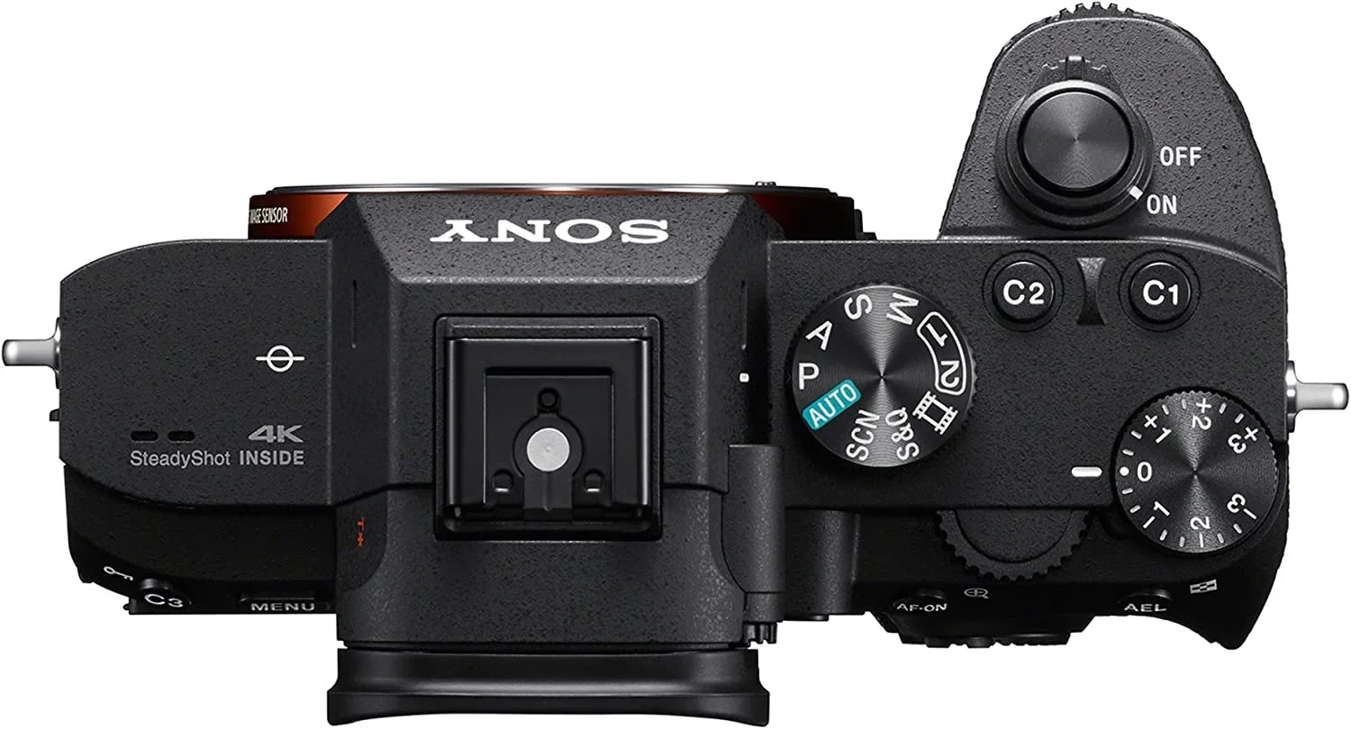 Sizeony Alpha a7 III Mirrorless Digital Camera with Sizeony FE 55mm f/1.8 ZA E-Mount Lens - Sizetandard Kit