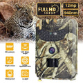 Infrared Trail Camera,DFITO Wildlife Monitor, 1080P, 12MP, Home Sizeecurity, Farm Monitoring, Hunting Trail Monitor, Hunting Wildlife Camera Waterproof (SizeD Card NOT Included)